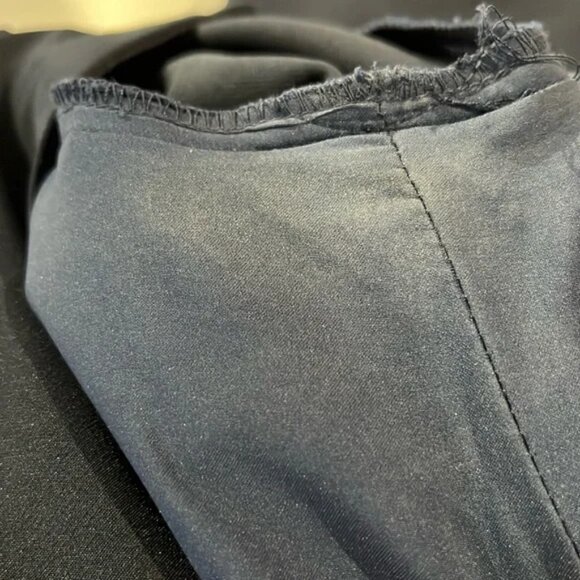 Milly Nicole Navy Italian Cady Bell Sleeve Shift Dress - Picture 7 of 10